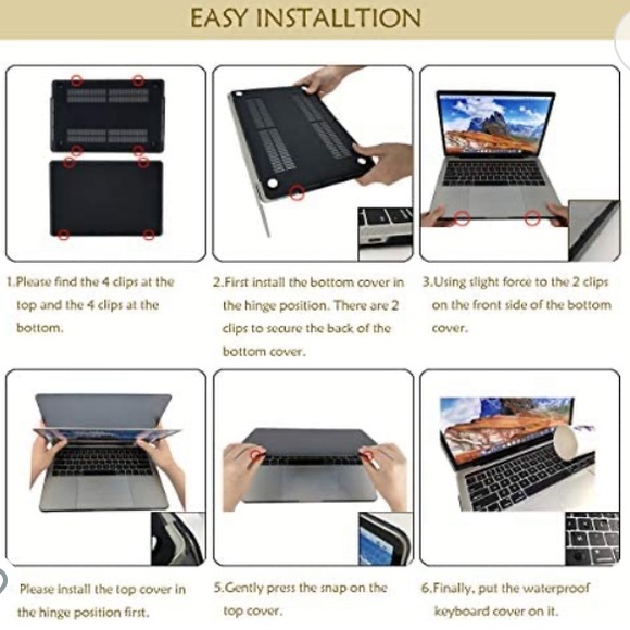 Hard shell case for Mac Air 13 colorful giraffe design - Picture 10 of 11